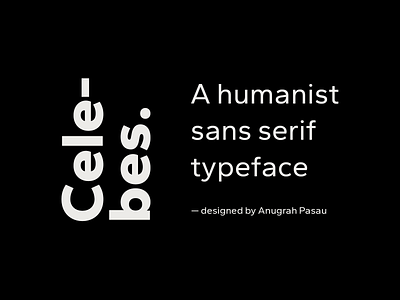 Celebes — Sans Serif Typeface