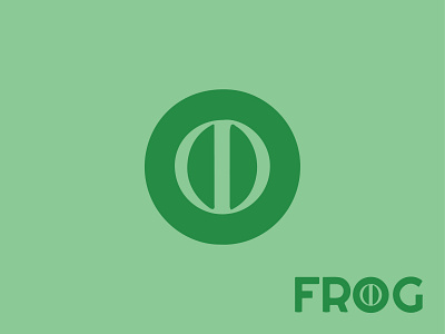 O + Frog Eye brand brand identity design flat graphicdesign icon illustration logo typography vector