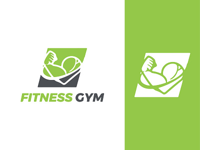 Fitness Gym bodybuilder brand identity fitness fitness app fitness gym fitness logo flat graphicdesign gym logo icon logo typography vector