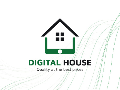 Digital House   Logo and Brand Identity