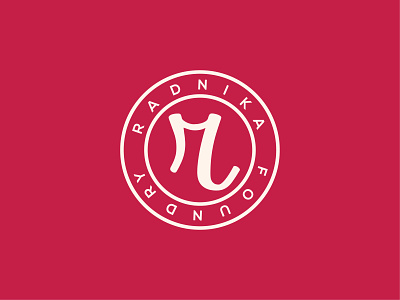 Radnika Foundry Logo and Brand Identity brand identity design flat graphicdesign icon illustration logo typography ui vector