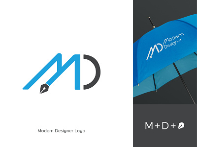 Modern Designer Logo brand identity design flat graphicdesign icon illustration logo typography ui vector