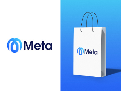 Facebook Meta Logo brand identity design facebook flat graphicdesign icon illustration logo meta typography vector