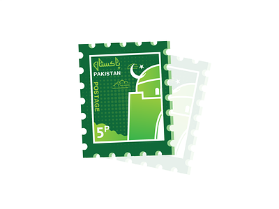 Celebration 75th Years (14 August) Independence Day 14 august 75th years celebration brand identity design flat graphicdesign green icon illustration independence day karachi logo pakistan quaid e azam stamp typography ui vector white
