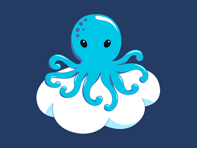 CrossCloud CI Logo cloud logo octopus