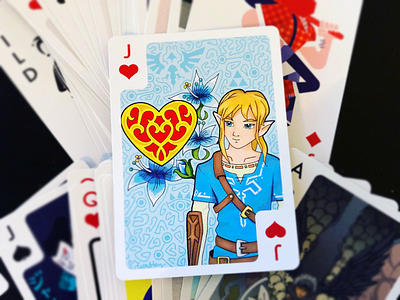 Link of Hearts link playing card zelda