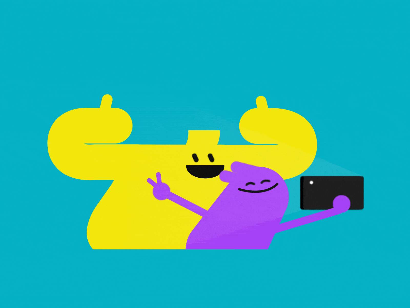 taking selfies by Zakmotion on Dribbble