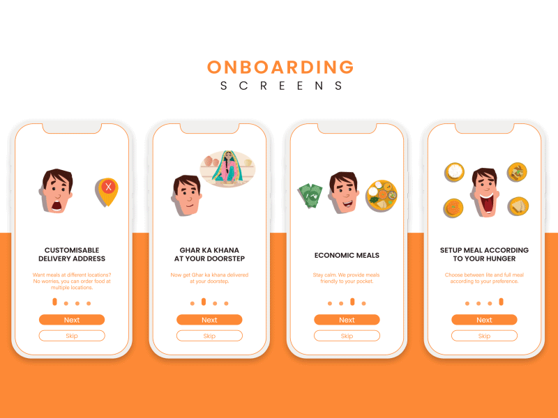 Onboarding Screens