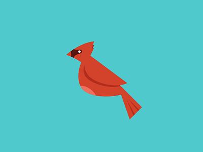 Cardinal bird cardinal illustration logo