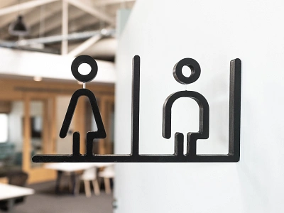 Underbelly Restroom Wayfinding icons restroom signs underbelly wayfinding