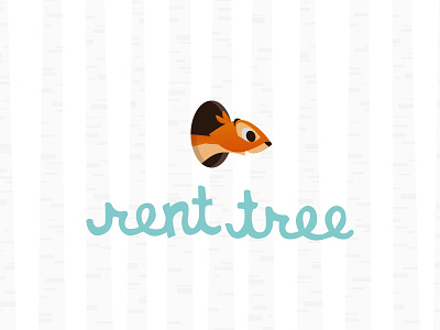 RentTree Logo logo rent squirrel tree