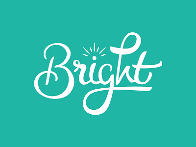 Bright Logotype bright logo logotype type
