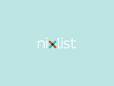 nixlist brand branding checklist list logo logotype nix nixlist