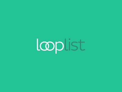 looplist brand branding list logo logotype loop looplist stay in the loop