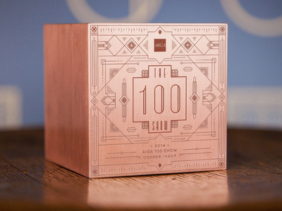 Copper Ingot Award 100 show aiga award copper ingot