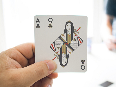 Playing cards are on sale! cards clubs playing cards queen run it once