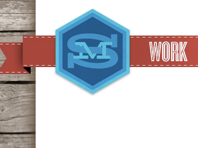 New Header header logo ribbon site redesign stitching