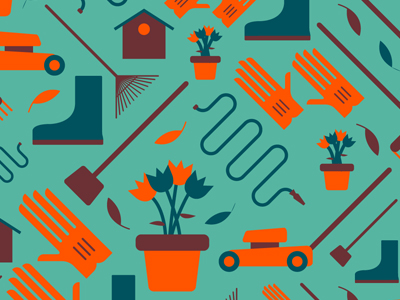 Yardcare Pattern by Matt Scribner on Dribbble