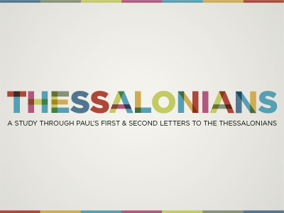 Thessalonians book series colors paul the rock church thessalonians