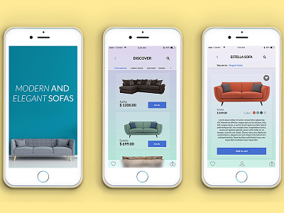 UI E-commerce app design