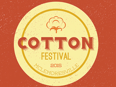 Cotton Festival, Take Two 2015 booklet cotton cover design fall festival mclemoresvile tennessee texture