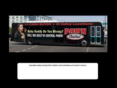 Pawn Central - Full Wrap bus wrap city bus design full wrap pawn central