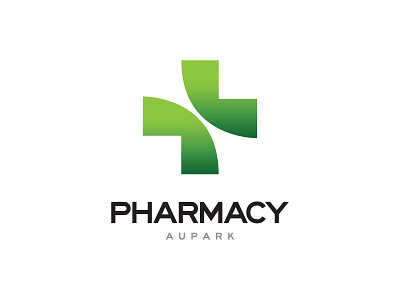 Pharmacy Aupark branding corporate design identity logo minimal simple