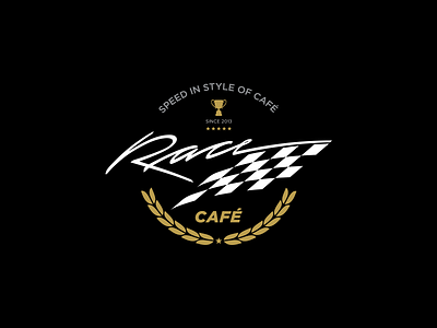 Race Café branding corporate design identity logo minimal simple