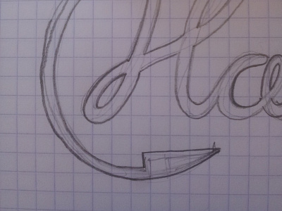 H Logo Sketch