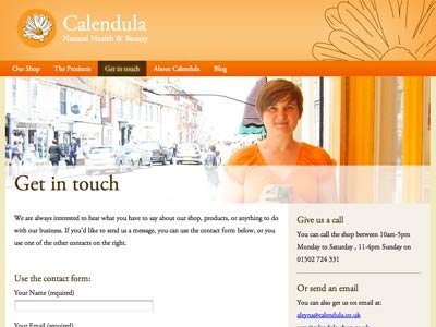 Calendula screenshot