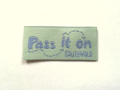 Pass It On Label clothes design dresses fabric girls label logo passiton progress southwold