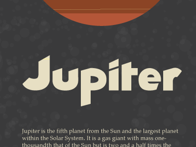 Jupiter Lettering