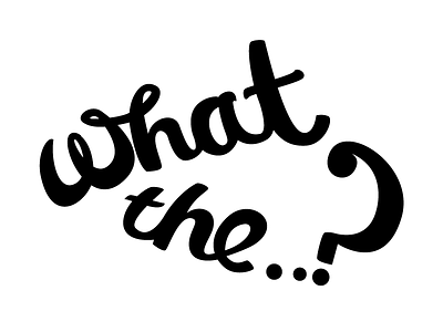 What The flat handdrawn illustrator lettering letters logo practice script simpe vector what