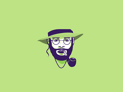 Lucio <3 adobe illustrator character design design dribbble flat graphic design green illustration illustrator italian lucio dalla portrait portrait art purple shot singer vector