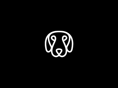 Labrador icon jorge ros labrador line logo mark stroke