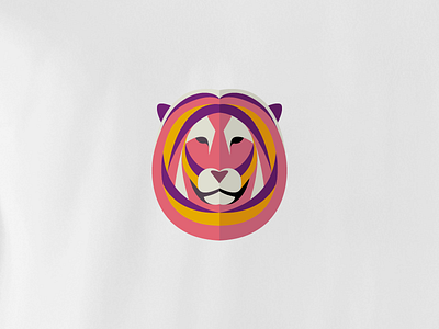 Leo animal head icon illustration jorge ros lion logo logo design mark