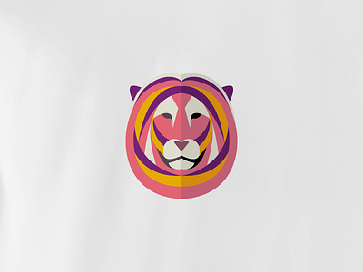 Leo animal head icon illustration jorge ros lion logo logo design mark