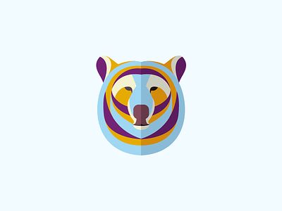Bear animal bear head icon illustration jorge ros logo logo design mark