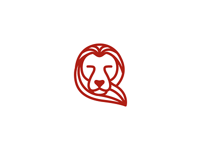 Lion animal head icon illustration jorge ros lion logo logo design mark
