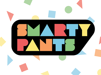 Smarty Pants brand identity branding geometric logo typography