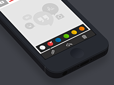 Meet Instabug 🐞 app blue colors flat green grey icons ios photoshop red
