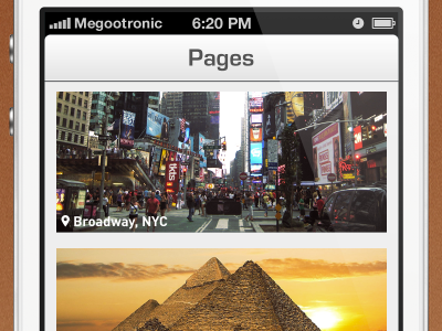 Pages asknative culture ios pages photography photoshop ui