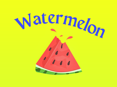 Watermelon art design illustration illustration art vector
