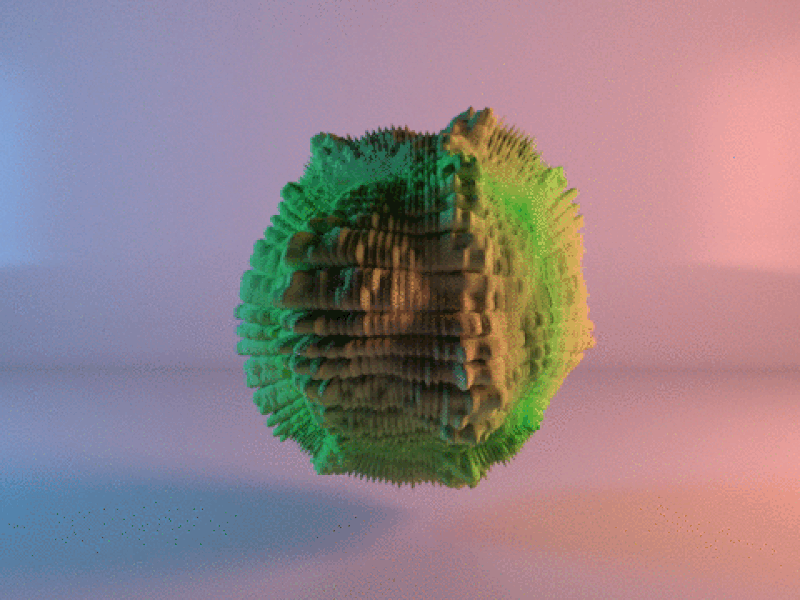 Abstract Cube Animation - C4D practice