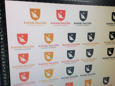 Rafael Falcón - Color Test color heraldic logo process