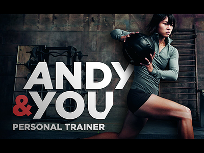Andy & You branding fitness logo personal trainer