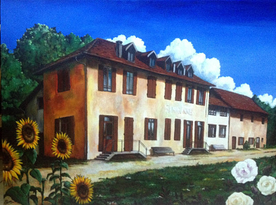 maison acrylic house painting