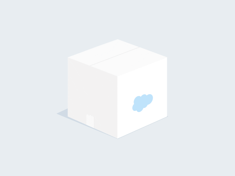 [GIF] Box Icon animated icon rebound