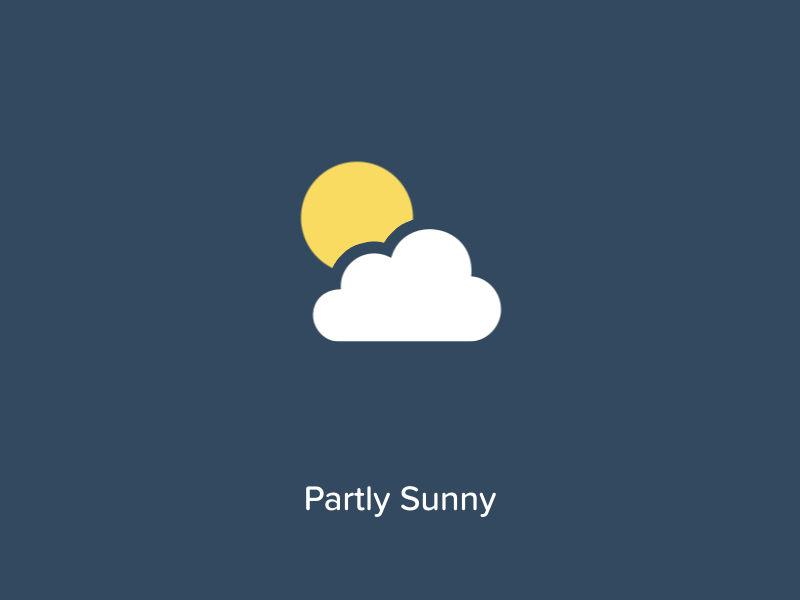 [GIF] Weather by Mark Geyer for Salesforce Design on Dribbble