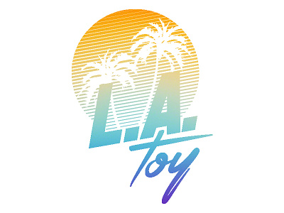 L.A. Toy Branding art branding design illustration illustrator logo photoshop type typography